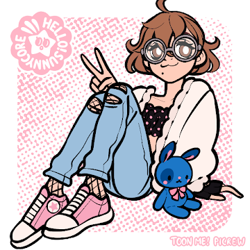 luna (toon me! picrew) by @hellosunnycore